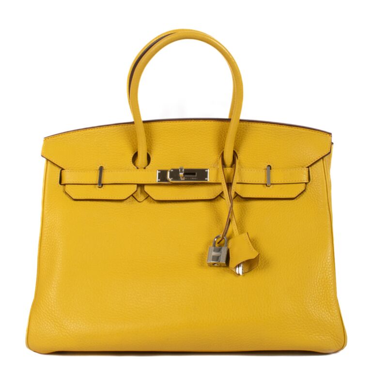 Hermès Birkin 35 Soleil Clemence PHW