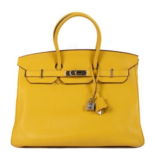 Hermès Birkin 35 Soleil Clemence PHW